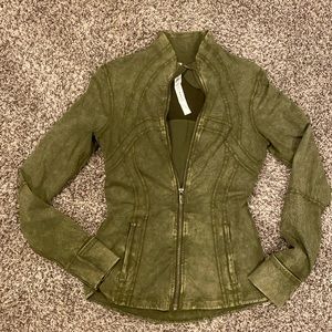Lululemon Define jacket - distressed olive green